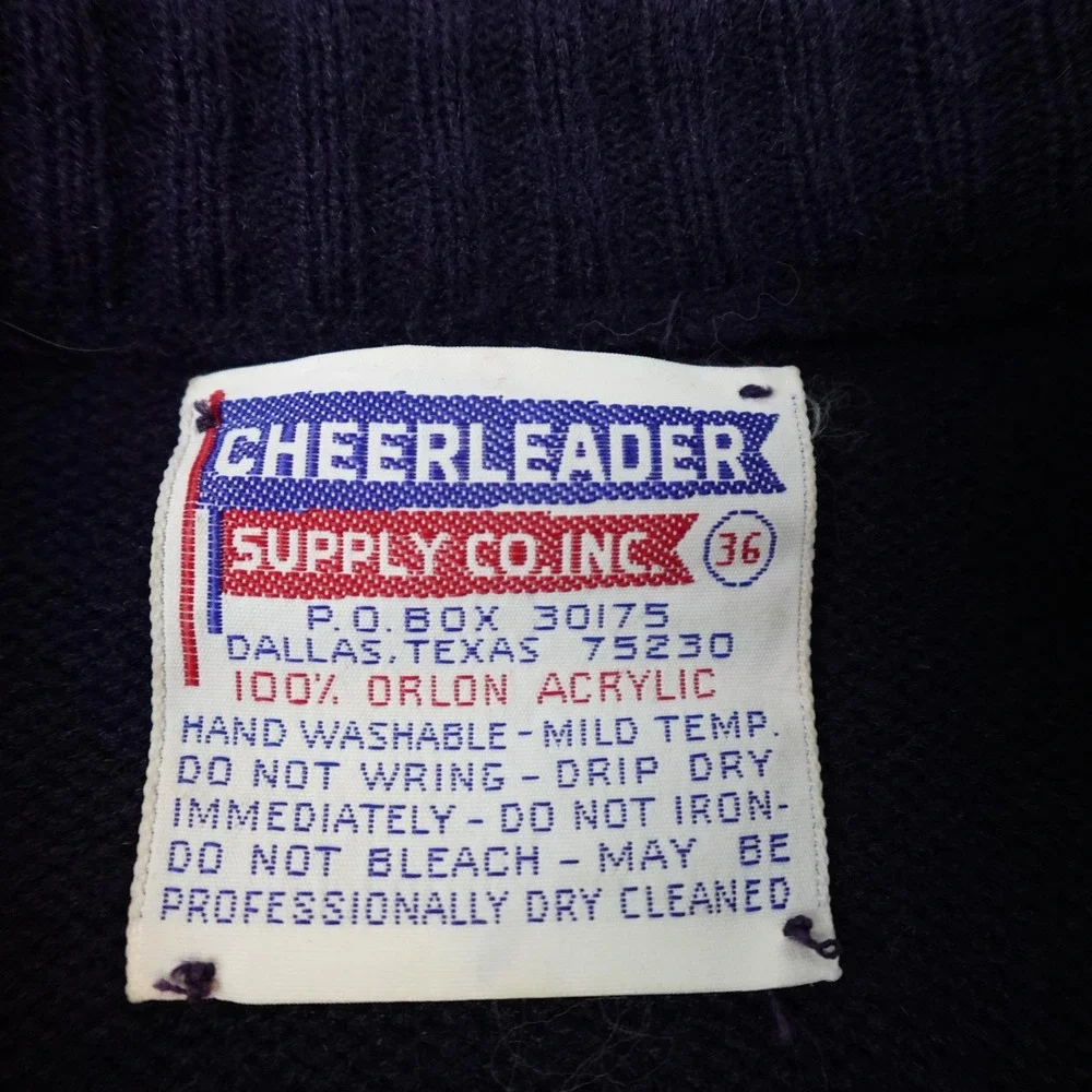Vintage Columbine High School Rebels Sweater Pullover Adult 36 Small Varsity